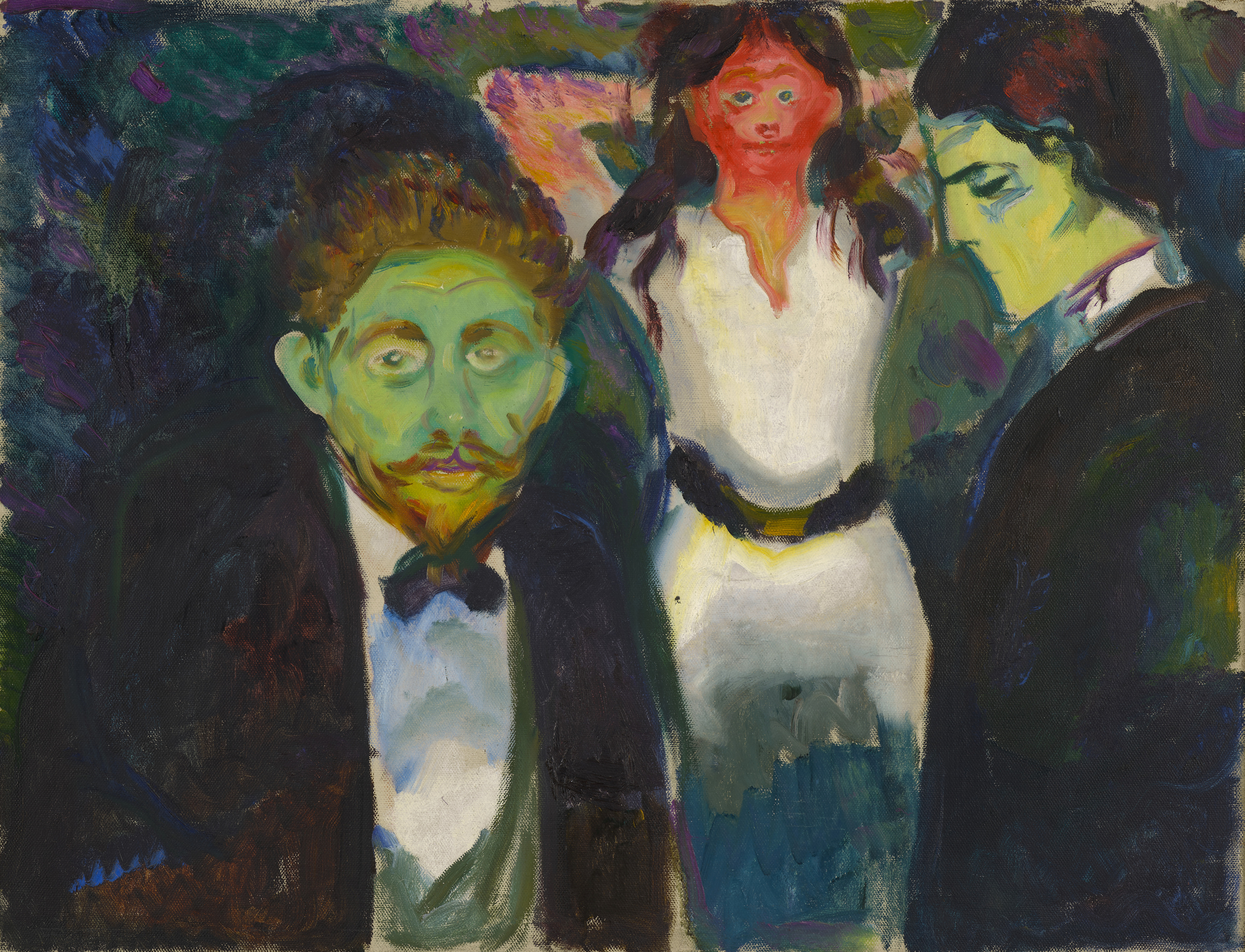 Edvard Munch: Jealousy. Oil on canvas, 1913. Photo © Munchmuseet